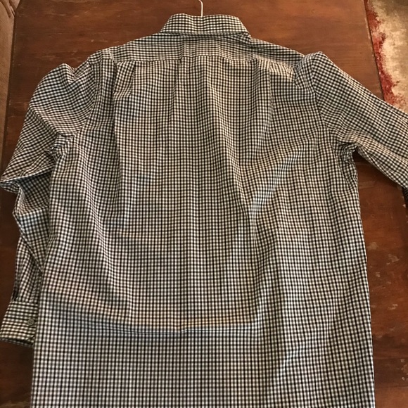 Van Heusen Men’s Regular Fit Shirt (Black/White) - Picture 5 of 7